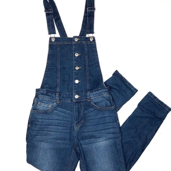 LOVE TREE Denim Overalls - Picture 2 of 9